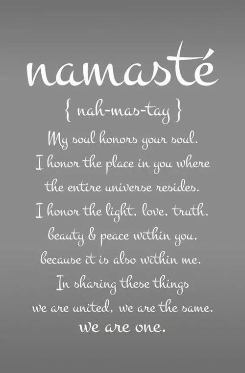 namaste!